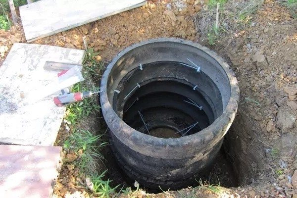 Cesspool fra bildekk