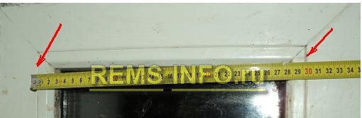 Plastik bir pencerenin cam ünitesini değiştirmek. Ölçüm almak.