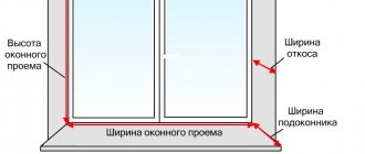 Измерване на дълбочината на монтаж на пластмасов прозорец