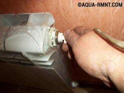 Ventilar o sistema de aquecimento